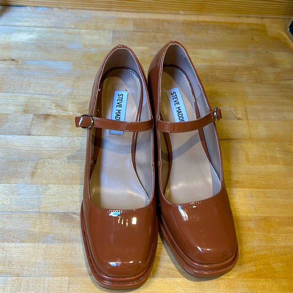 Steve Madden block heels 9M
